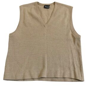Vintage 1980s "Ingo" V-Neck Sweater Vest, Made in Canada, Size M